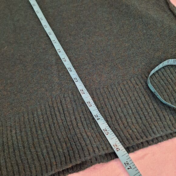 Vince Camuto V-neck Ribbed-edge Sweater Womens Size XL Green Relaxed Fit - Picture 7 of 8